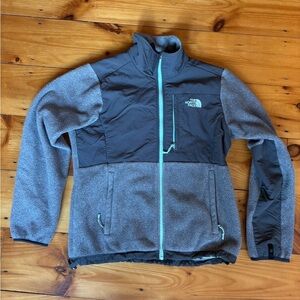 The North Face grey fleece jacket